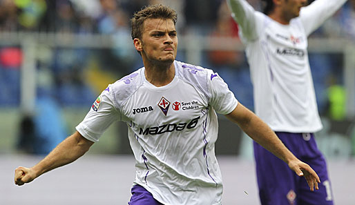 Der Serbe Adem Ljajic spielte seit 2010 bei der Fiorentina