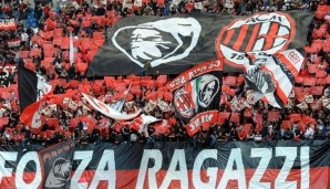 Die Fans des AC Milan machen auch immer wieder negative Schlagzeilen