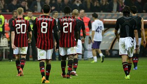 Durch die Niederlage gegen Florenz ist der AC Milan auf Platz zehn zurückgefallen