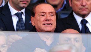 Silvio Berlusconi seit 1986 Besitzer des AC Milan