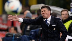Walter Mazzari übernahm erst im vergangenen Mai den Trainerposten bei Inter Mailand