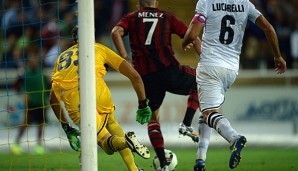 Jeremy Menez erzielte per Hacke ein Traumtor für den AC Milan