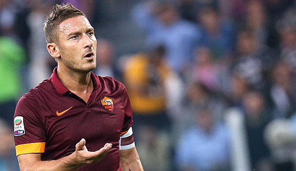 Francesco Totti verlor am Sonntag gegen Juventus Turin mit 2:3 und sieht sich hintergangen