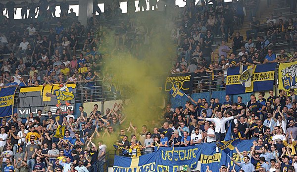 Hellas Verona muss seine Fankurve für eine Partie schließen
