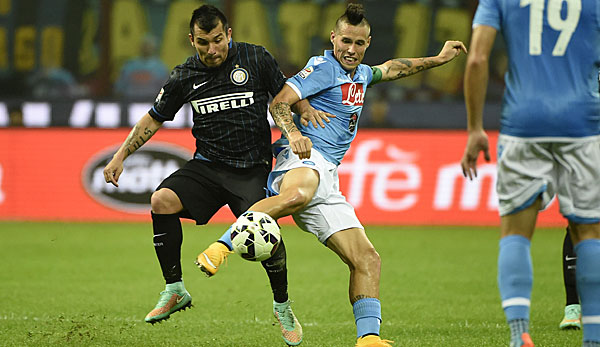 Inter und Neapel entdeckten die Tore erst sehr spät in der Partie