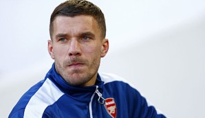Lukas Podolski spielte bei Arsenal in den letzten Wochen keine Rolle mehr