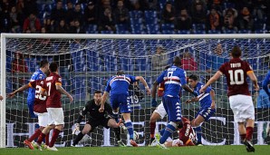Gegen eine vermeintlich überforderte Sampdoria verliert Rom völlig unverdient mit 2:0