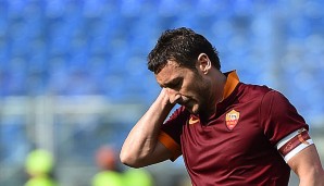 Totti konnte zuletzt nicht mehr an seine starken Leistungen aus der Vergangenheit anknüpfen
