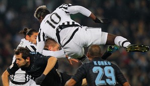 Oben auf! Paul Pogba erreicht mit Juventus das Halbfinale der Coppa Italia