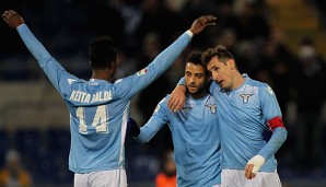 Miroslav Klose gelangen gegen Bergamo zwei Tore