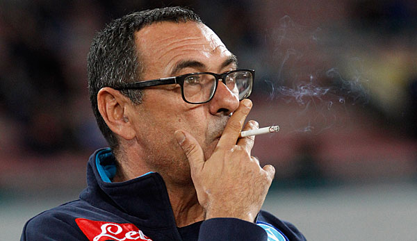 Zigarette und Trainingsanzug: Maurizio Sarri ist in seinem Element
