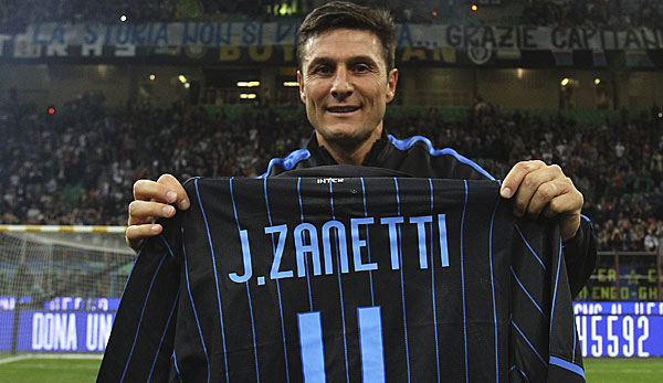 Javier Zanetti spielte insgesamt 19 Jahre für Inter Mailand