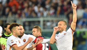 Francesco Totti hat gegen Genua getroffen