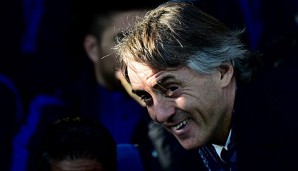 Roberto Mancini sorgte für einige Lacher
