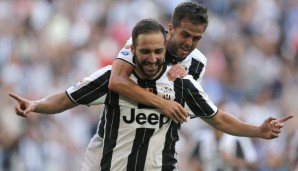 Gonzalo Higuain führt mit Juventus Turin die Serie A an