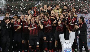 Der AC Milan sichert sich die Supercoppa 2016