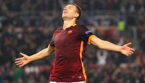 Edin Dzeko hat schon zwölf Saisontore für die Roma erzielt