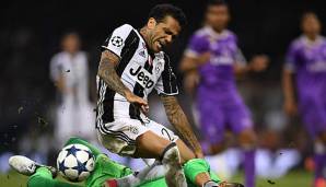 Dani Alves spielte letzte Saison noch für Juventus Turin