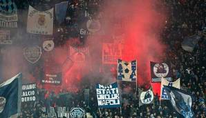 Die Neapel-Fans haben Polizisten angegriffen