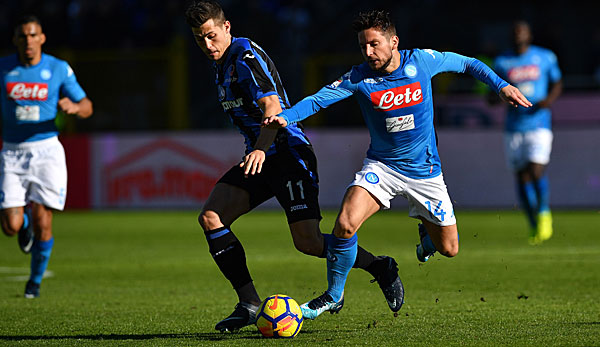 Dries Mertens erzielte den entscheidenden Treffer im Duell mit Atalanta Bergamo.