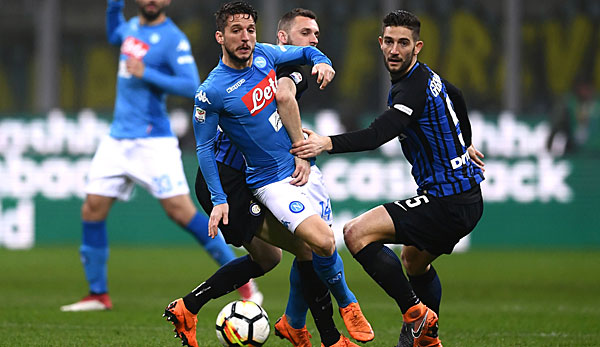 Der SSC Neapel kam gegen Inter Mailand nicht über ein 0:0 hinaus und verliert die Tabellenführung.
