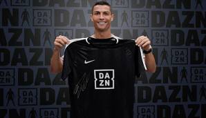 Cristiano Ronaldo ist DAZN-Markenbotschafter.