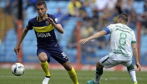 Rodrigo Bentancur debütierte mit 17 Jahren bei Boca Juniors und machte 57 Spiele für die Argentinier.