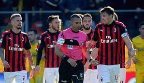 Der AC Mailand kam bei Frosinone Calcio nicht über ein 0:0 hinaus.