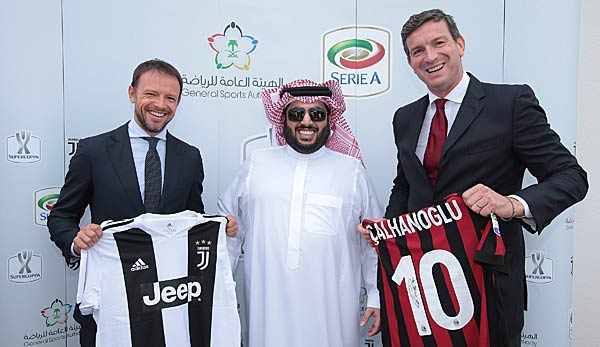 Die Supercoppa Italiana findet in Saudi Arabien statt.