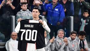 Vor kurzer Zeit erzielte Ronaldo das 700. Tor seiner Karriere.