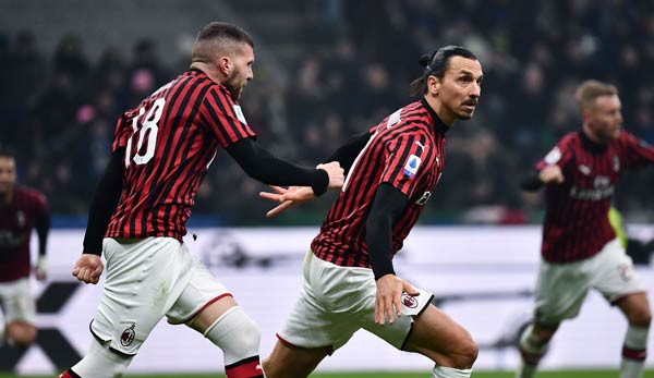 Traf zwar gegen Inter, Milan verlor das Derby aber dennoch: Zlatan Ibrahimovic.