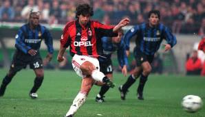 MITTELFELD: Demetrio Albertini (aktiv von 1988 bis 2005, unter anderem für AC Milan und Lazio Rom) - Spiele: 519, Tore: 39.