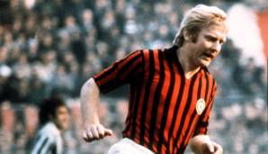 Karl-Heinz Schnellinger (von 1963 bis 1974 für AS Rom, Mantova und AC Milan): Erfolg pur! Im Trikot der Rossoneri gewann der Verteidiger die Meisterschaft, dreimal den Pokal, den Europapokal der Landesmeister und den Weltpokal.