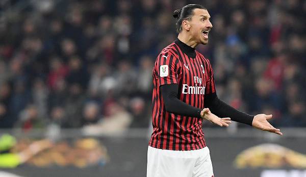 Milan-Stürmer Zlatan Ibrahimovic wird im Rückspiel fehlen.