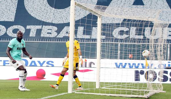 Romelu Lukaku erzielt die 1:0-Führung für Inter Mailand in Genua.