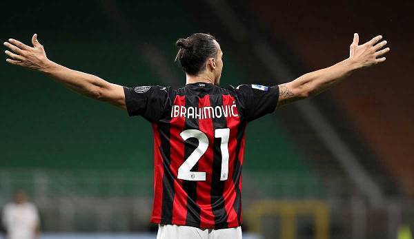 Wird seinen Vertrag beim AC Milan am Montag verlängern: Zlatan Ibrahimovic.