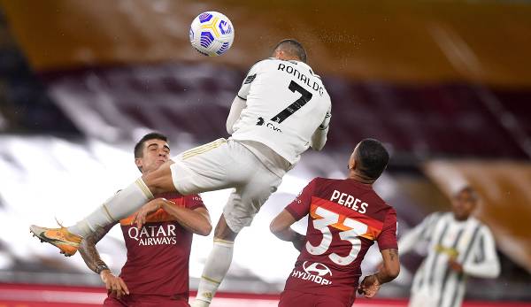 Cristiano Ronaldo traf gegen die AS Rom doppelt.