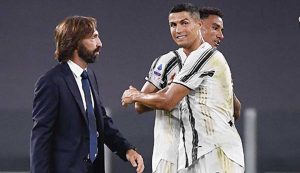 Debüt geglückt: Andrea Pirlo feierte mit Juventus und Cristiano Ronaldo einen souveränen 3:0-Aiftaktsieg gegen Sampdoria.
