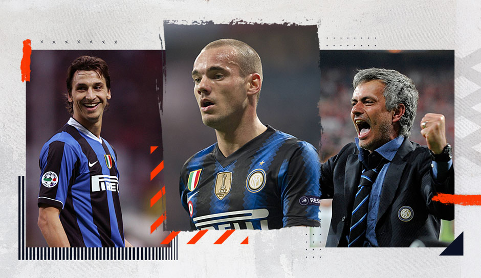 Neben Juve und Milan prägte vor allem Inter Mailand den italienischen Fußball dieses Jahrhunderts. Dabei trugen einige klangvolle Namen das schwarz-blaue Trikot, darunter Wesley Sneijder, der heute 37 wird. SPOX stellt sie in der Legenden-Elf vor.