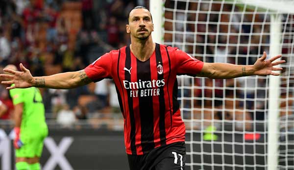 Zlatan Ibrahimovic spielt derzeit für den AC Mailand.