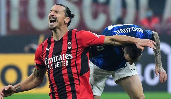 Zlatan Ibrahimovic verpasste mit dem AC Mailand den Sprung auf Platz eins.