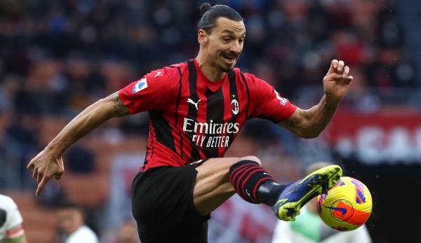 Zlatan Ibrahimovic spielt aktuell wieder für den AC Milan