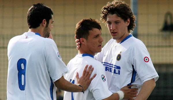 Goran Slavkovski (r.) sollte bei Inter Mailand eigentlich Zlatan Ibrahimovic beerben.
