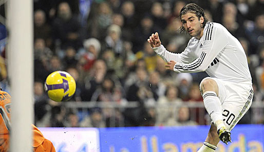 Gonzalo Higuain rettete Real mit seinem Tor in der 90. Minute den 3:2-Sieg gegen Getafe