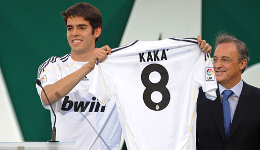 Für 65 Millionen Euro wechselte Kaka vom AC Milan zu Real Madrid