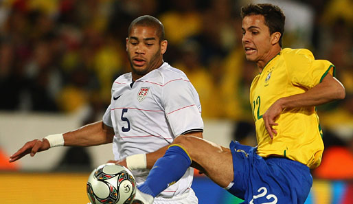 Nilmar nahm mit Brasilien am Confederations Cup teil