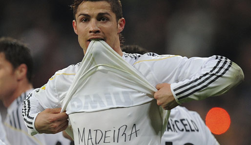 Ronaldo gedachte der Toten der Flutkatastrophe auf der portugiesischen Insel Madeira