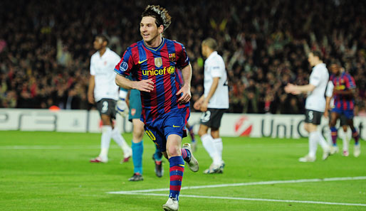 Gibts heute die nächste Messi-Gala? Unter der Woche erzielte er vier Treffer gegen Arsenal