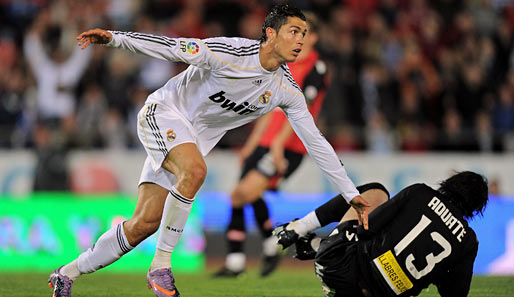Cristiano Ronaldo erzielte gegen RCD Mallorca seine Saisontore 23 bis 25