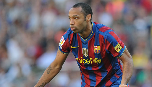 Thierry Henry wechselte 2007 vom FC Arsenal nach Barcelona